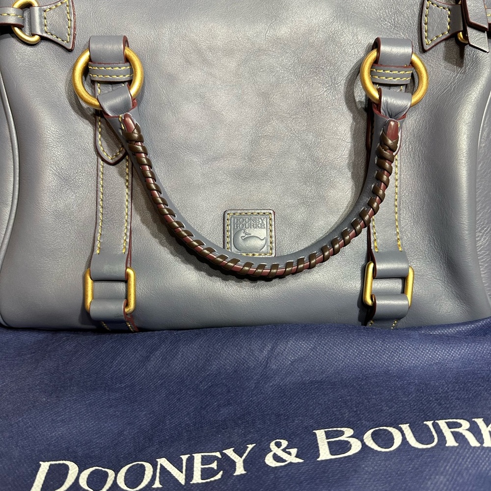 Dooney & Bourke Florentine Satchel Rare - Picture 10 of 11